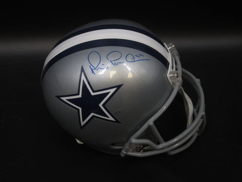 Dallas Cowboys Michael Irvin Hand Signed Autographed Authentic Full-Size Silver Helmet Includes JSA COA