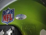 Seattle Seahawks DK Metcalf Hand Signed Autographed Schutt DNA Alternate Authentic Full-Size Green Helmet with Let Russ Cook Inscription Includes Mill Creek Sports COA
