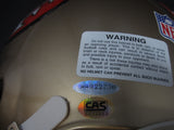 San Francisco 49ers Joe Montana Hand Signed Autographed Authentic Full-Size Gold Helmet Includes UDA Hologram & CAS COA