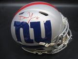 New York Giants Daniel Jones Hand Signed Autographed AMP Alternate Speed Authentic Full-Size Helmet Includes Fanatics Authentic COA