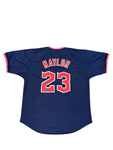 Cleveland Guardians Bo Naylor Hand Signed Autographed Custom Navy Jersey Includes Prova COA