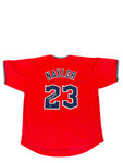 Cleveland Guardians Bo Naylor Hand Signed Autographed Custom Red Jersey Includes Prova COA