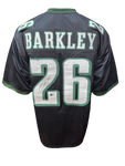 Philadelphia Eagles Saquon Barkley Hand Signed Autographed Custom Black Jersey Includes Beckett COA