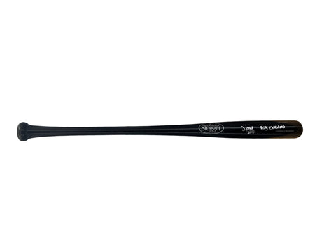 Cleveland Guardians Jhonkensy Noel Hand Signed Autographed Louisville Slugger Black Wooden Bat with Big Christmas Inscription Includes COA