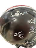 The Ohio State University Buckeyes Multi Hand Signed Autographed Replica Full-Size Black Helmet Includes COA