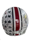 The Ohio State University Buckeyes Quinshon Judkins Hand Signed Autographed National Championship Mini Helmet Includes SWAU COA