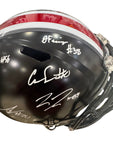 The Ohio State University Buckeyes Multi Hand Signed Autographed Replica Full-Size Black Helmet Includes COA
