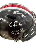 The Ohio State University Buckeyes Multi Hand Signed Autographed Replica Full-Size Black Helmet Includes COA