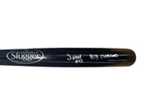 Cleveland Guardians Jhonkensy Noel Hand Signed Autographed Louisville Slugger Black Wooden Bat with Big Christmas Inscription Includes COA