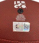 The Ohio State University Buckeyes Will Howard & Cody Simon Hand Signed Autographed 2024 National Champions Football with Offensive MVP & Defensive MVP Inscriptions Includes SWAU COA