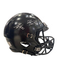 The Ohio State University Buckeyes Multi Hand Signed Autographed Replica Full-Size Black Helmet Includes COA