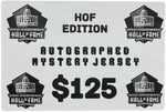 Pro Football Hall of Fame Autographed Jersey Mystery Box