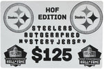 Pittsburgh Steelers Pro Football Hall of Fame Autographed Mystery Jersey Box