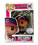 Cleveland Guardians Jose Ramirez Hand Signed Autographed Funko Pop Includes JSA COA