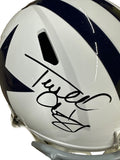Dallas Cowboys Terrell Owens Hand Signed Autographed Replica Full-Size White Helmet Includes JSA COA