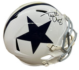 Dallas Cowboys Terrell Owens Hand Signed Autographed Replica Full-Size White Helmet Includes JSA COA
