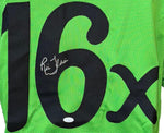 Ric Flair Hand Signed Autographed Custom Green Jersey with Famous Quote Includes JSA COA
