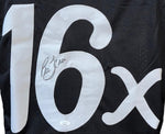 Ric Flair Hand Signed Autographed Custom Black Jersey with Famous Quote Includes JSA COA