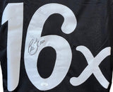 Ric Flair Hand Signed Autographed Custom Black Jersey with Famous Quote Includes JSA COA