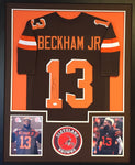 Jersey Framing - Vertical Style with Two Pictures