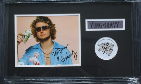 Yung Gravy SIGNED AUTOGRAPH 8x10 Framed Photo JSA COA