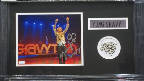Yung Gravy SIGNED AUTOGRAPH 8x10 Framed Photo JSA COA