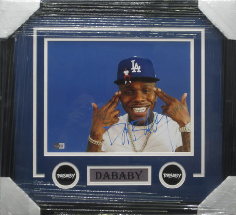DaBaby SIGNED AUTOGRAPH 11x14 Framed Photo BECKETT COA