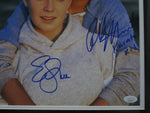Karate Kid Elizabeth Shue & Ralph Macchio SIGNED 11x14 Framed Photo JSA COA