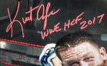 WWE John Cena vs. Kurt Angle SIGNED 16x20 Framed Photo WITH COA