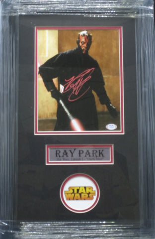 Star Wars Ray Park SIGNED 8x10 Framed Photo PSA COA