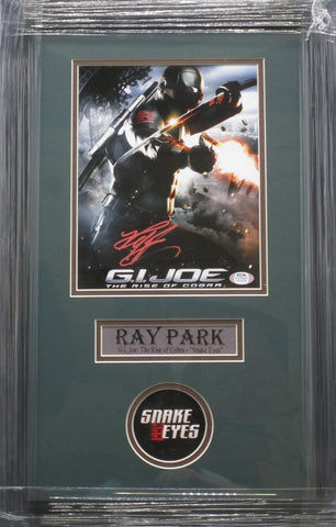 G.I. Joe: The Rise of the Cobra Ray Park SIGNED 8x10 Framed Photo PSA COA