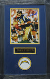 San Diego Chargers Dan Fouts Hand Signed Autographed 8x10 Photo Framed with Matting Includes COA