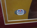 Hulk Hogan Hand Signed Autographed 1985 Magazine Poster Framed with Matting Includes PSA COA