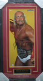 Hulk Hogan Hand Signed Autographed 1985 Magazine Poster Framed with Matting Includes PSA COA