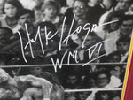 SIGNED Holk Hogan Large Framed POSTOR Photo WITH COA RARE