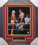 Hulk Hogan Hand Signed Autographed 16x20 Photo Framed with Matting Includes PSA COA