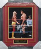 Hulk Hogan Hand Signed Autographed 16x20 Photo Framed with Matting Includes PSA COA