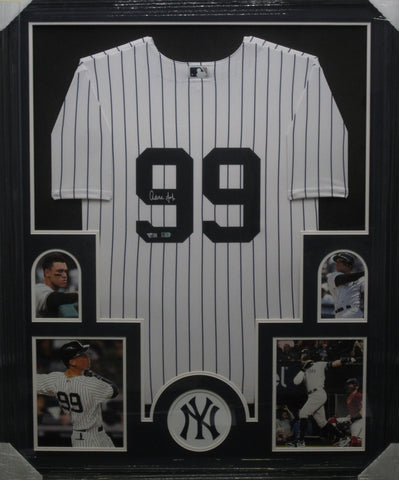 Jersey Framing - Vertical Style with Four Pictures