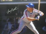 New York Mets Lenny Dykstra Hand Signed Autographed 11x14 Photo Framed with Matting Includes JSA COA