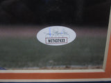 New York Mets Lenny Dykstra Hand Signed Autographed 11x14 Photo Framed with Matting Includes JSA COA
