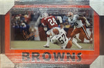 Cleveland Browns Clay Matthews Hand Signed Autographed Panoramic Photo Framed with Suede Matting & Cutout Lettering Includes Tristar COA