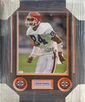 Cleveland Browns Webster Slaughter Hand Signed Autographed 11x14 Photo Framed with Matting Includes COA
