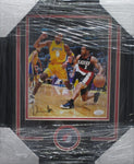 Portland Trail Blazers Damon Stoudamire Hand Signed Autographed 11x14 Photo Framed with Matting Includes JSA COA