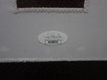 Cleveland Browns Jim Brown Hand Signed Autographed Custom Brown Jersey Framed with Matting Includes JSA COA