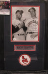 Cleveland Indians Rocky Colavito Hand Signed Autographed 8x10 Photo with To Bobby, Best Wishes Inscription Framed with Matting Includes JSA COA
