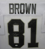 Oakland Raiders Willie Brown Hand Signed Autographed Jersey Framed & Matted with Five Star Grading COA