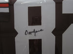 Cleveland Browns Ozzie Newsome Hand Signed Autographed Jersey Framed & Matted with JSA COA
