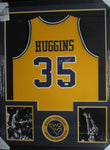 West Virginia Mountaineers Bob Huggins SIGNED Framed Matted Jersey JSA COA