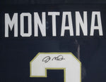 Notre Dame Joe Montana SIGNED Framed Matted Jersey JSA COA
