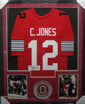 Ohio State Buckeyes Cardale Jones SIGNED Framed Matted Jersey WITH COA